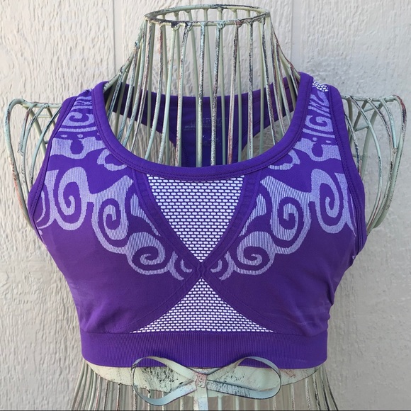 Athleta Other - [ATHLETA] Purple Racerback Sports Bra Size Small